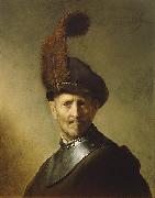 REMBRANDT Harmenszoon van Rijn An Old Man in Military Costume 1630-1 by Rembrandt oil painting reproduction